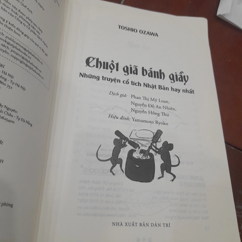 Toshio Ozawa - CHUỘT GIÀ BÁNH GIÀY (những truyện cổ tích Nhật Bản hay nhất) 478428