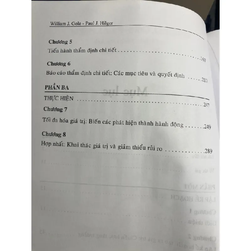 Thẩm Định Chi Tiết - William J Gole, Paul J Hilger 430633