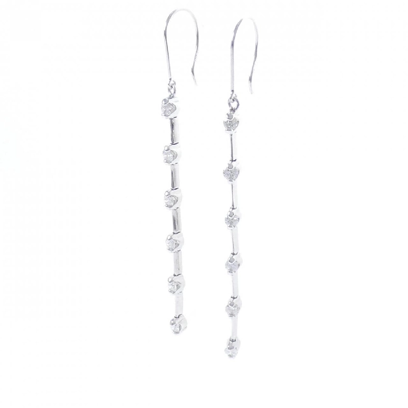 K18WG/K14WG Bông tai kim cương 0.72CT - Hàng hiệu Chính hãng 870120