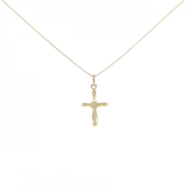 K18YG Dây chuyền hình chữ thập - Hàng hiệu Chính hãng 863711