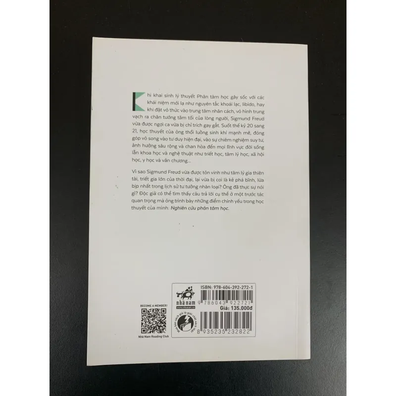 (Sách cũ) Sigmund Freud Nghiên cứu Phân tâm học - Vũ Đình Lưu dịch  958180