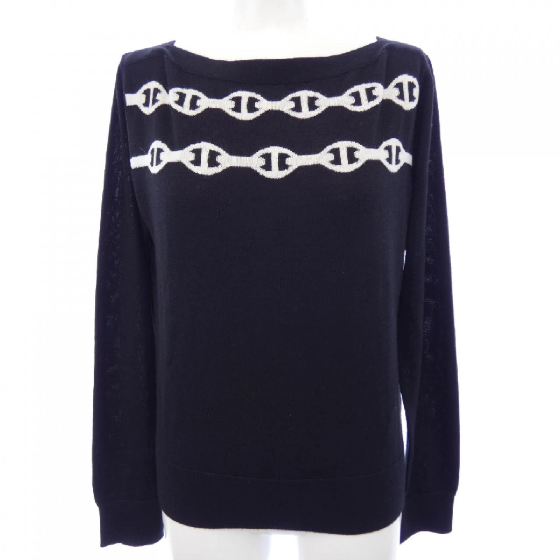 HERMES Elie Chaine d'Ancre *06-7708. Áo len - Hàng hiệu Chính hãng 814343