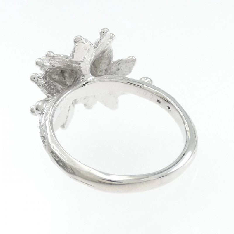 Nhẫn opal K18WG hoa 0.07CT 670570