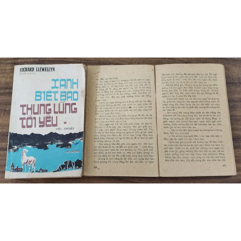 Trọn bộ 2 tập, tiểu thuyết Xanh biết bao thung lũng tôi yêu, tác giả Richard Llewellyn 703640