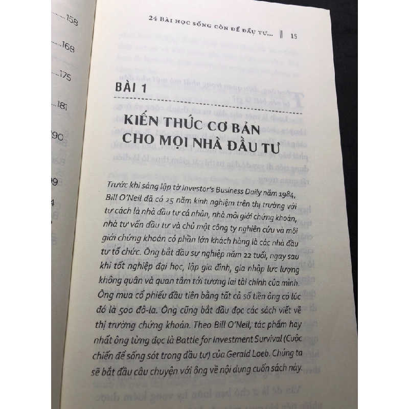 24 bài học sống còn để đầu tư thành công trên thị trường chứng khoán 2021 mới 90% William J.O'Neil HPB1107 KINH TẾ - TÀI CHÍNH - CHỨNG KHOÁN 184403