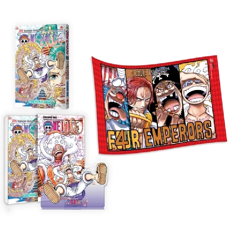 Combo Manga - One Piece - Tập 104 - “Kozuki Momonosuke - Tướng Quân Của Wano Quốc” - Bản Bìa Áo + Limited Edition (Bộ 2 Cuốn) - Eiichiro Oda (Mới 100%) Manga, comic, NXB Kim Đồng - SÁCH ĐẠI HỌC 488019