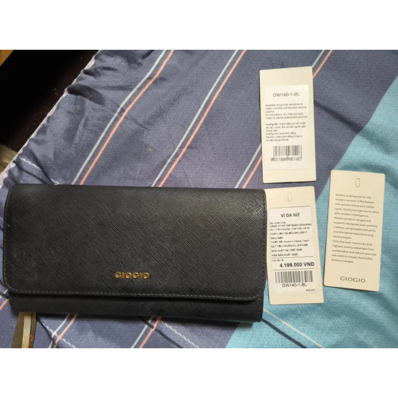 Túi xách nữ GIOGIO da PU phối màu đỏ đen thời trang 752694