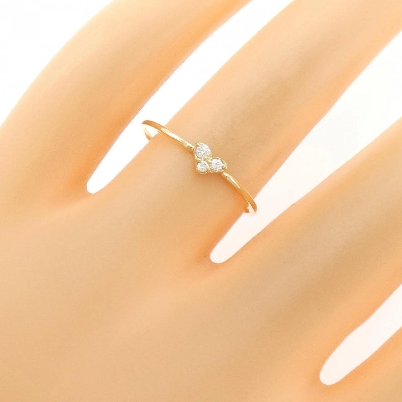 Nhẫn kim cương hình trái tim K18YG 0.05CT - Hàng hiệu chính hãng 851488