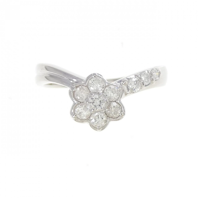 Nhẫn kim cương hoa PT900 0.30CT - Hàng hiệu Authentic 853137