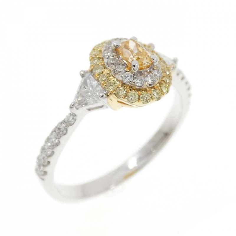 Nhẫn kim cương K18WG/K18YG 0.155CT - Hàng hiệu Authentic 854748