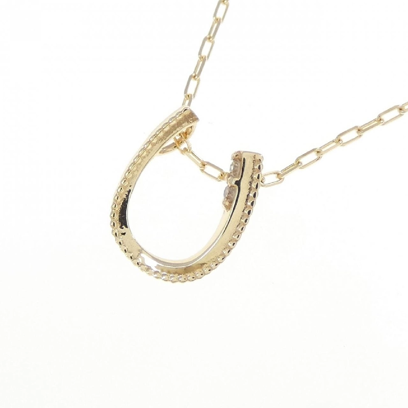 K10YG Nhẫn ngựa kim cương dây chuyền 0.01CT - Hàng hiệu Chính hãng 857162