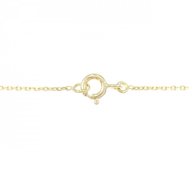 Dây chuyền kim cương 750YG hình lá - Hàng hiệu Authentic 858637