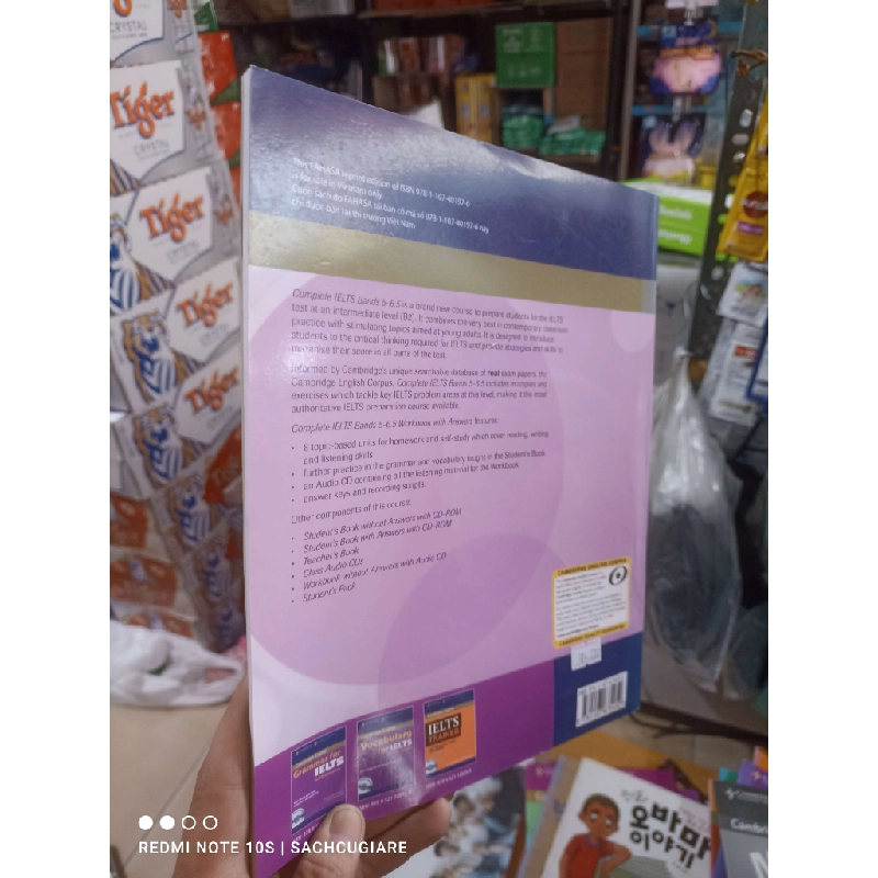 Complete IELTS workbook Bands 5-6.5 có CD mới 90% chưa viết Sách tự học tiếng Anh HCM2702 930331