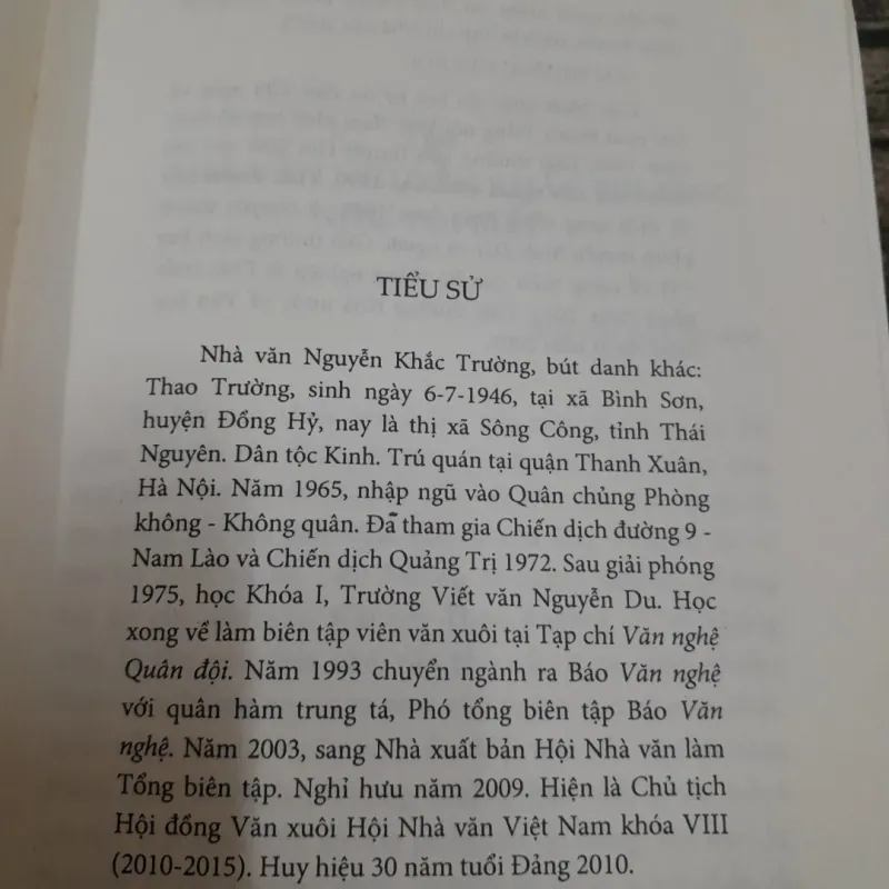 Tác phẩm Văn học đoạt GT Nhà Nước- NGUYỄN KHẮC TRƯỜNG. Thác rừng... 785974