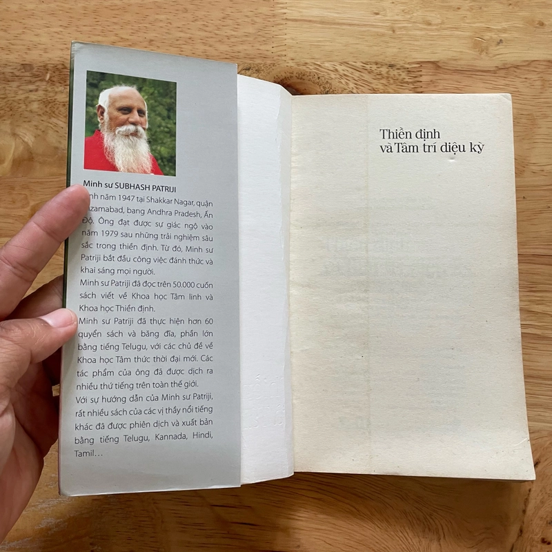 II Tựa sách: Thiền Định Và Tâm Trí Diệu Kỳ - Minh Sư Patriji - 2015 489466