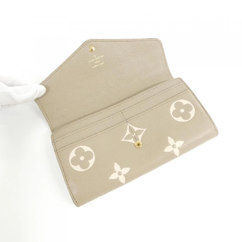 Ví Louis Vuitton hai màu Monogram Empreinte Portefeuille Sarah M81049 622800