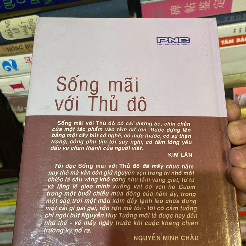 SỐNG MÃI VỚI THỦ ĐÔ, NGUYỄN HUY TƯỞNG, SÁCH CÒN NGUYÊN MÀNG NILON CHƯA SỬ DỤNG 518420