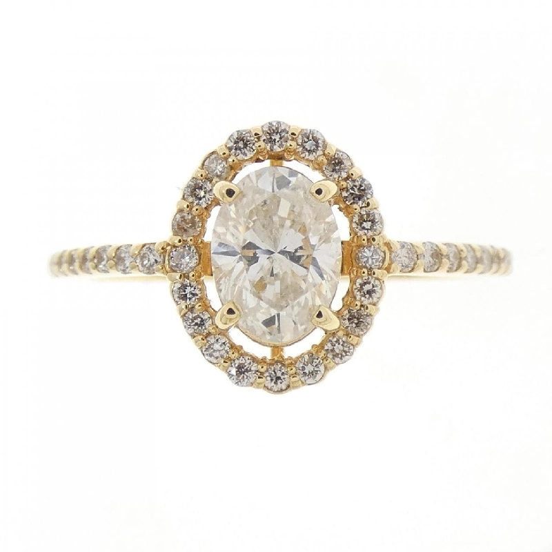 Nhẫn kim cương K18YG 0.59CT 671278