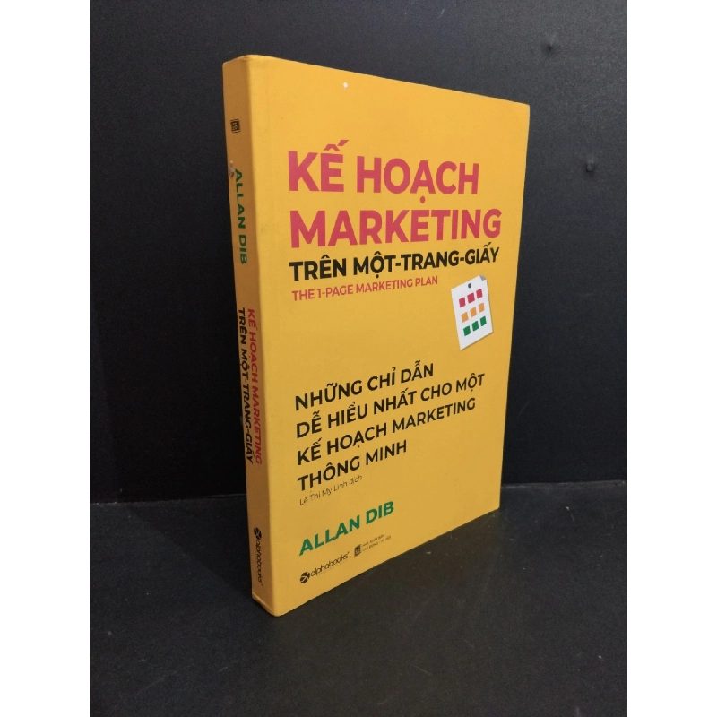 Kế hoạch marketing trên một trang giấy mới 90% ố bẩn nhẹ 2019 HCM0612 Allan Dib MARKETING KINH DOANH 918425