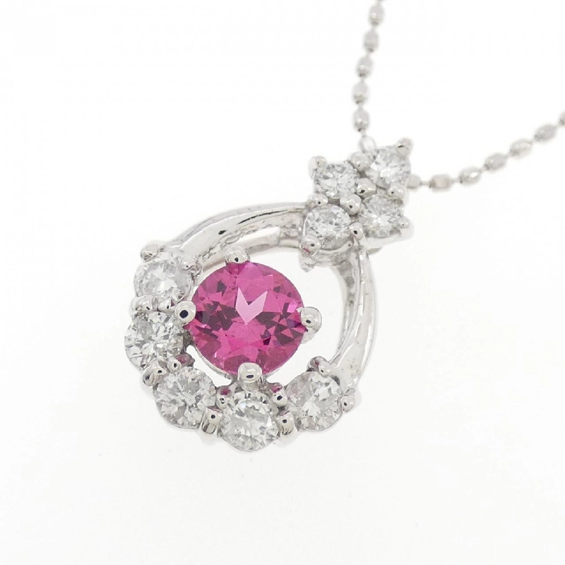 K18WG Dây chuyền Ruby 0.41CT - Hàng hiệu Chính hãng 855945