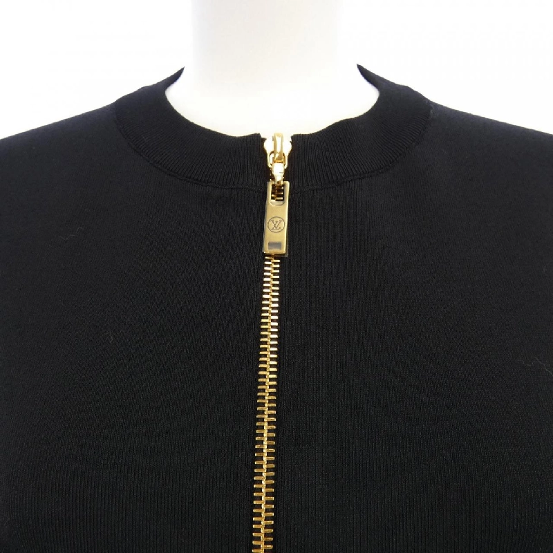 Đầm len A-line bằng hai chất liệu của Louis Vuitton FIKD01OUI 647061