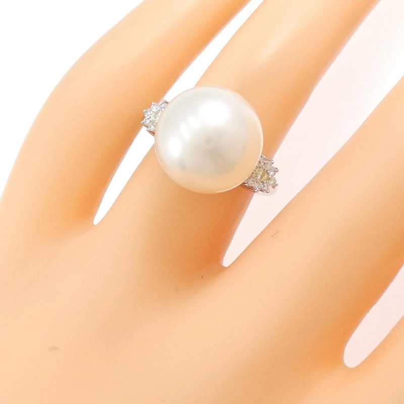 Nhẫn ngọc trai trắng PT900 12.8mm - Hàng hiệu Authentic 852927