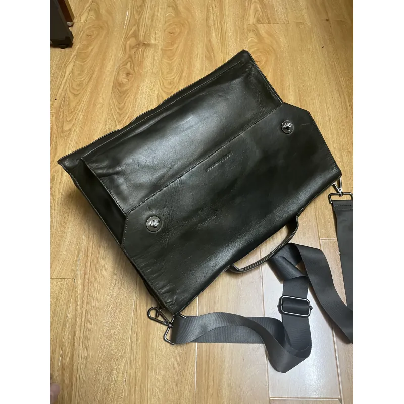 Cặp nam 37x29x9 công sở da thật 2hand 996739