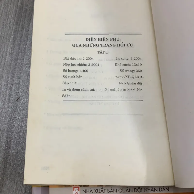 Điện biên phủ qua những trang hồi ức. Bộ 3 cuốn. 10a1 1025609