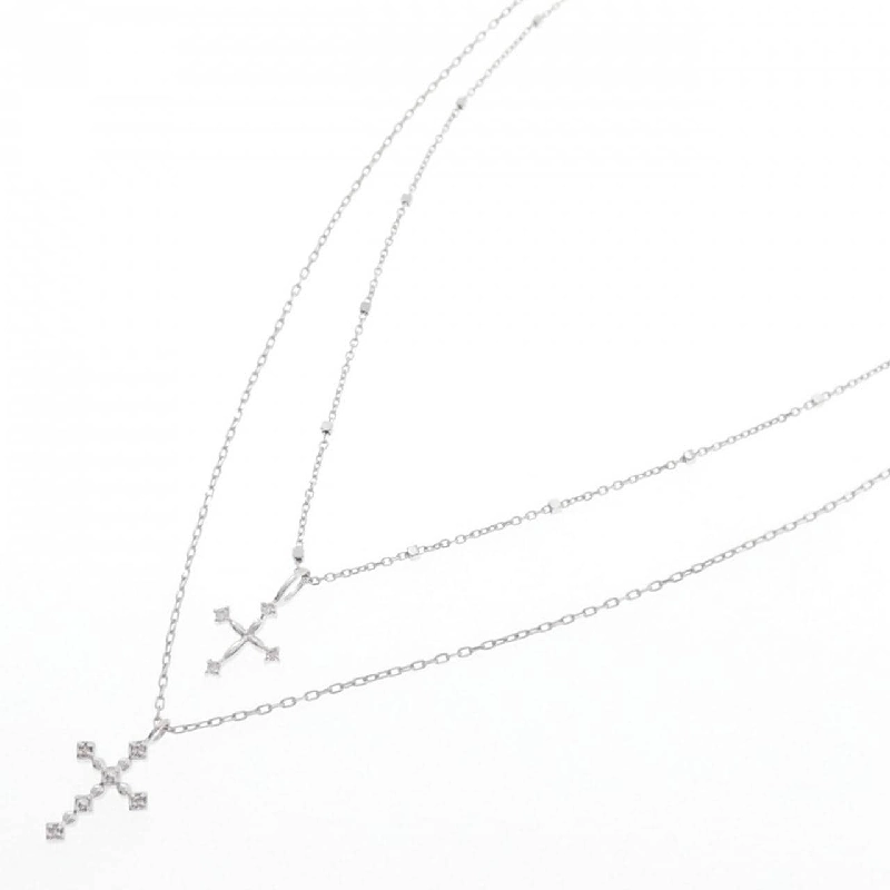 K10WG/K18WG Dây chuyền kim cương 0.06CT - Hàng hiệu Chính hãng 856785