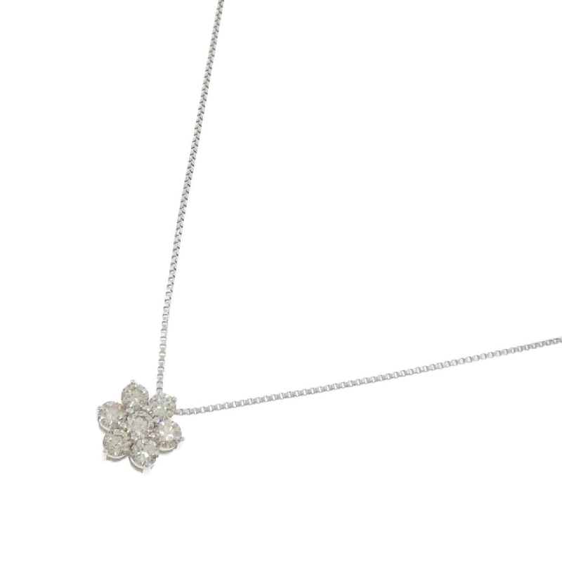 K18WG Hoa Kim Cương Dây Chuyền 0.30CT - Hàng hiệu Chính hãng 863401