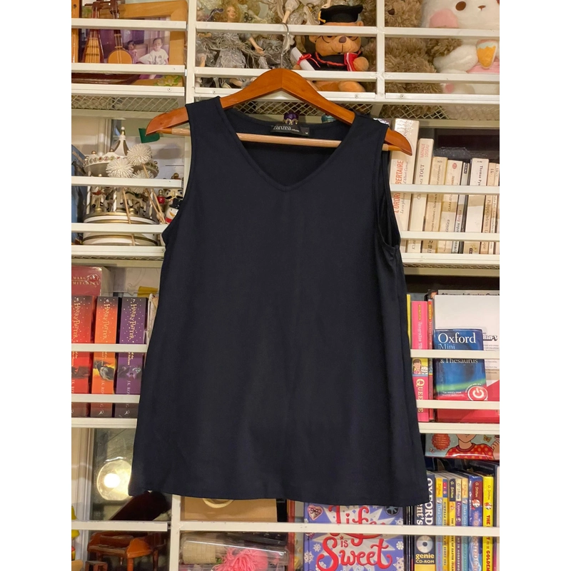 Áo 3 lổ, đen, linen 531350