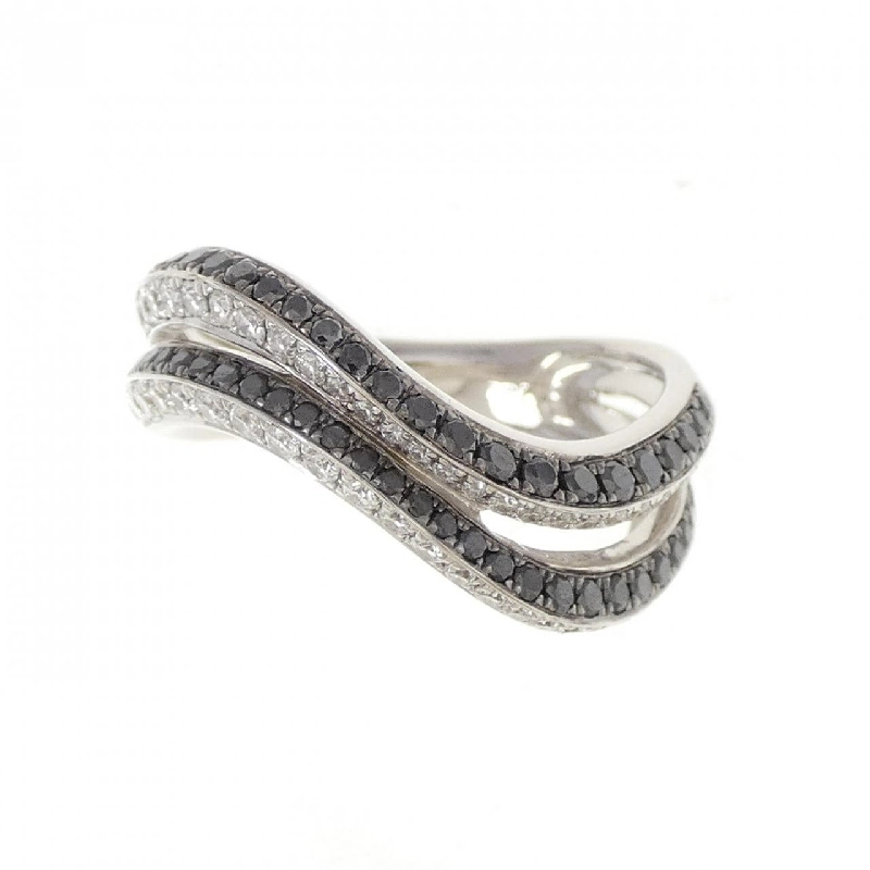 Nhẫn kim cương 750WG/750BG 0.45CT 667805