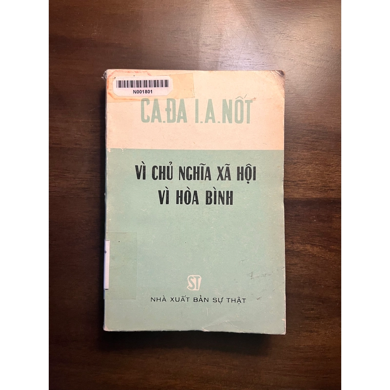 Vì chủ nghĩa xã hội - Vì hoà bình 548799