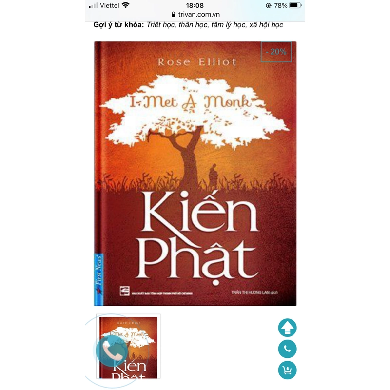 Kiến Phật (I met a Monk) - BÌA DẺO, Mới 98% Chỉ bị ố mép do khí hậu nhiệt đới 335652