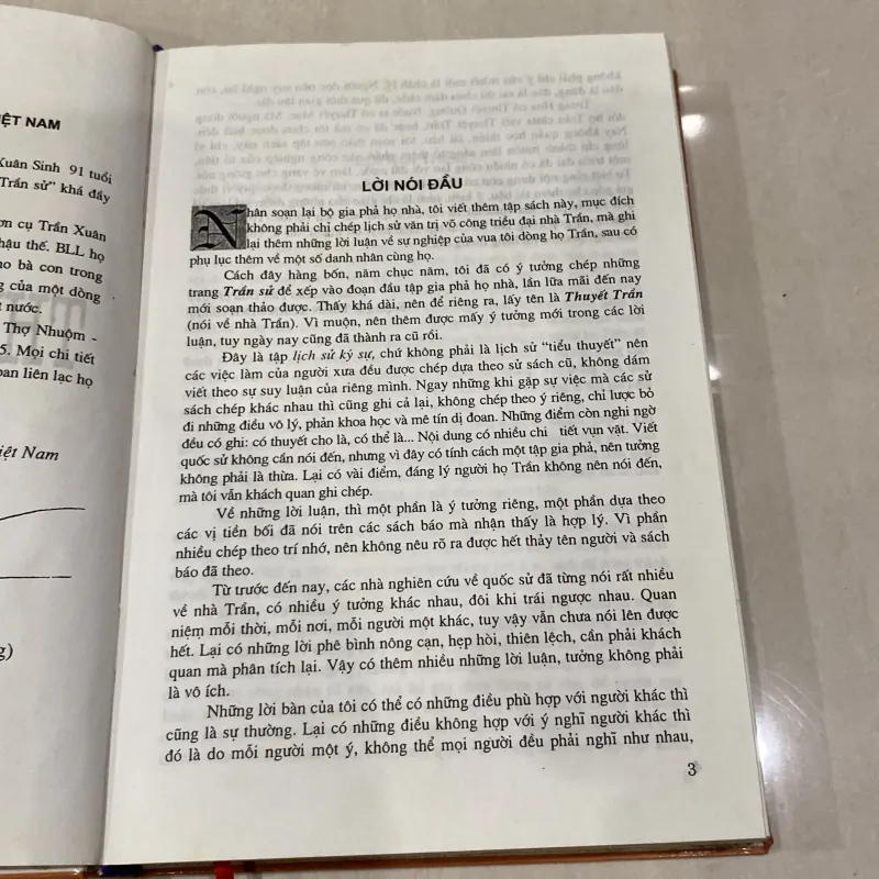 THUYẾT TRẦN, SỬ NHÀ TRẦN, Bản bìa cứng (xb 2006) 997724