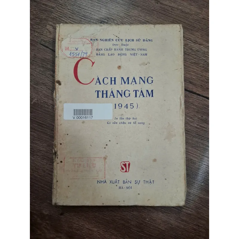 Cách mạng tháng Tám (1945) - Ban Nghiên cứu Lịch sử Đảng - Lịch sử 714961