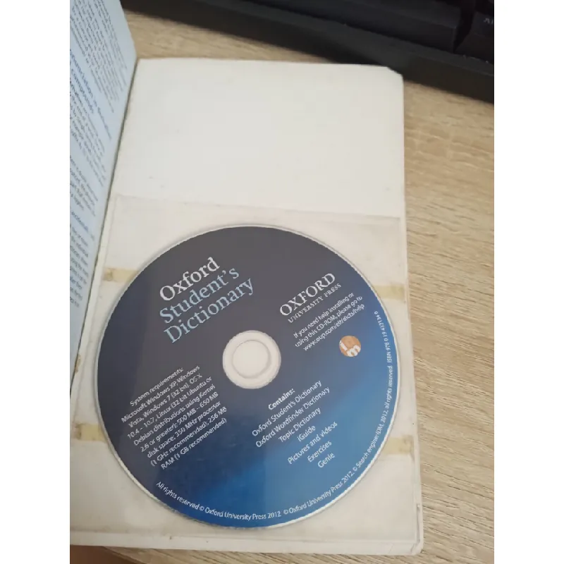 [Phiên Chợ Sách Cũ] Oxford Student's Dictionary for learners using English to study other subjects (with CD-ROM) - 3rd Edition (2012) S1507 504741
