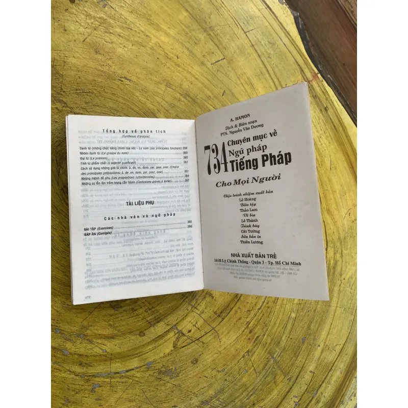 734 CHUYÊN MỤC VỀ NGỮ PHÁP TIẾNG PHÁP CHO MỌI NGƯỜI - NGUYỄN VĂN DƯƠNG 799941