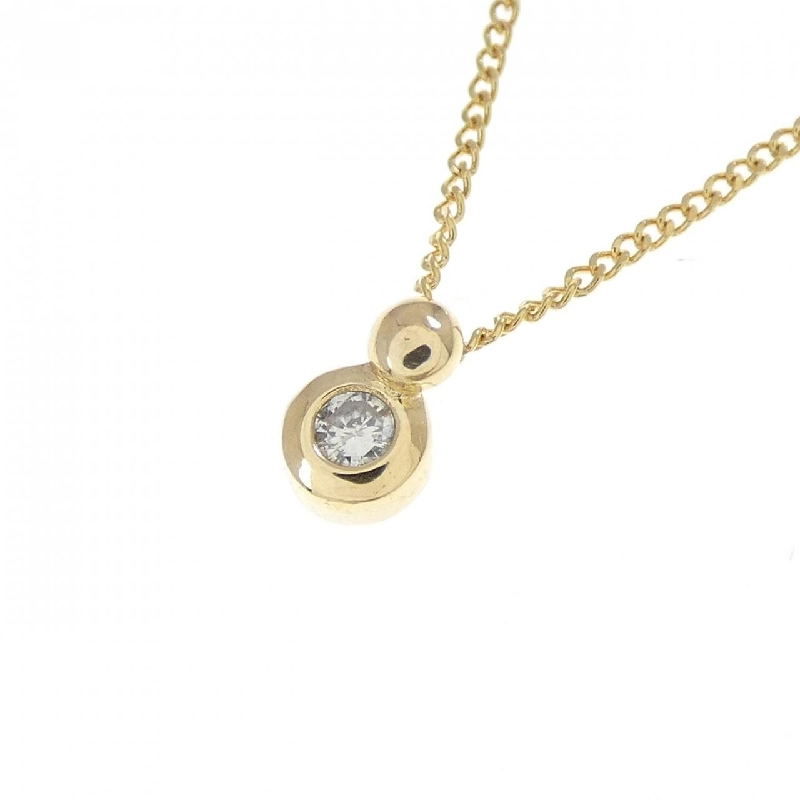 K18YG Dây chuyền kim cương 0.041CT - Hàng hiệu Chính hãng 858795