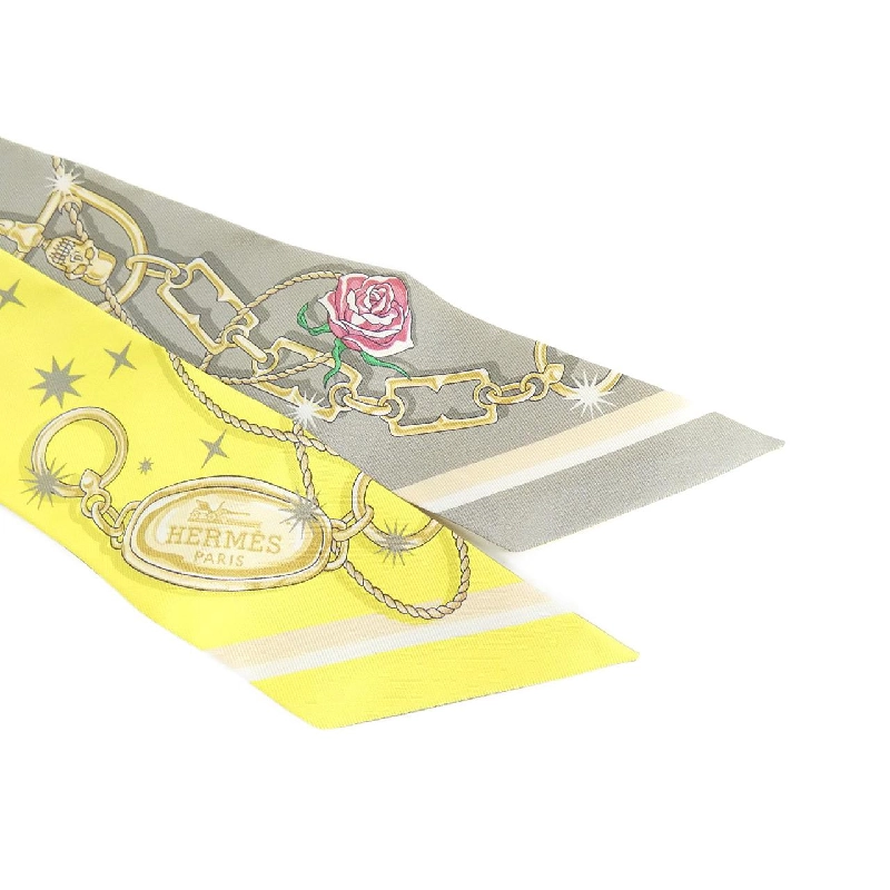 【Sản phẩm chưa sử dụng】Hermès C'EST LA FETE Twilly 062743S khăn quàng 624263