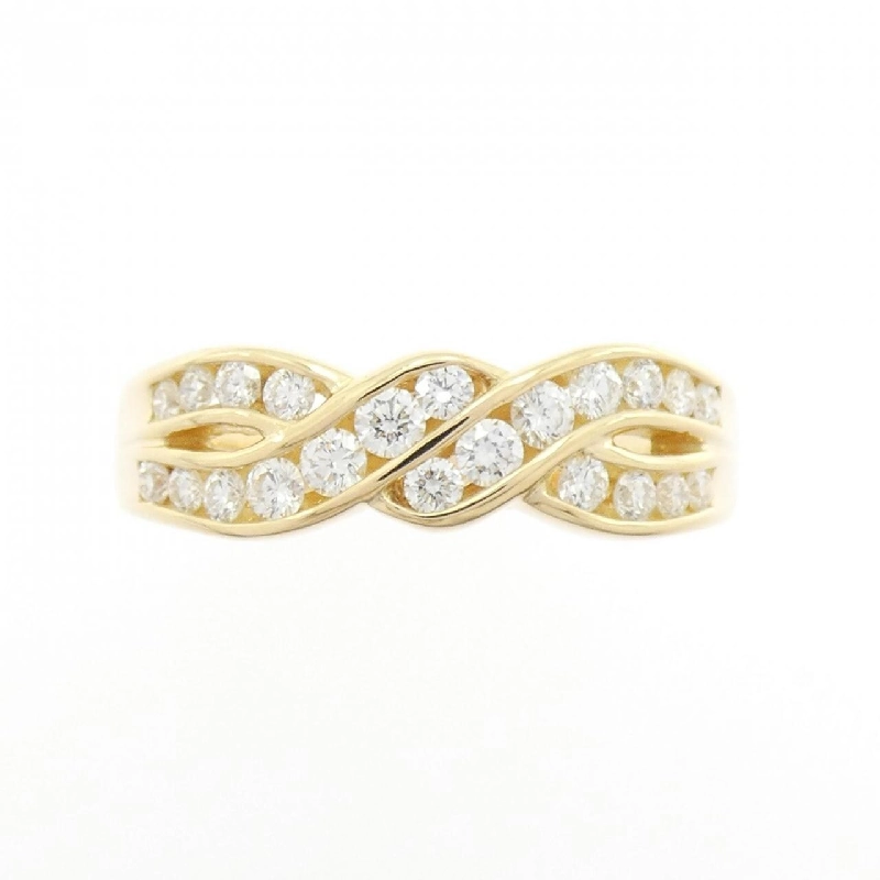 Nhẫn kim cương K18YG 0.45CT 665945