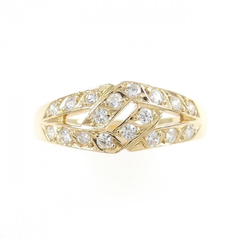 Nhẫn kim cương K18YG - Hàng hiệu Authentic 850430