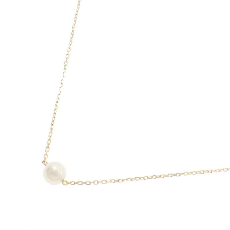 K18YG Ngọc trai Akoya Dây chuyền 6mm - Hàng hiệu Chính hãng 855614