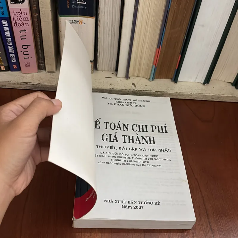 II Sách Kinh Tế: Kế Toán Chi Phí Giá Thành - TS. Phan Đức Dũng - 2007 599494