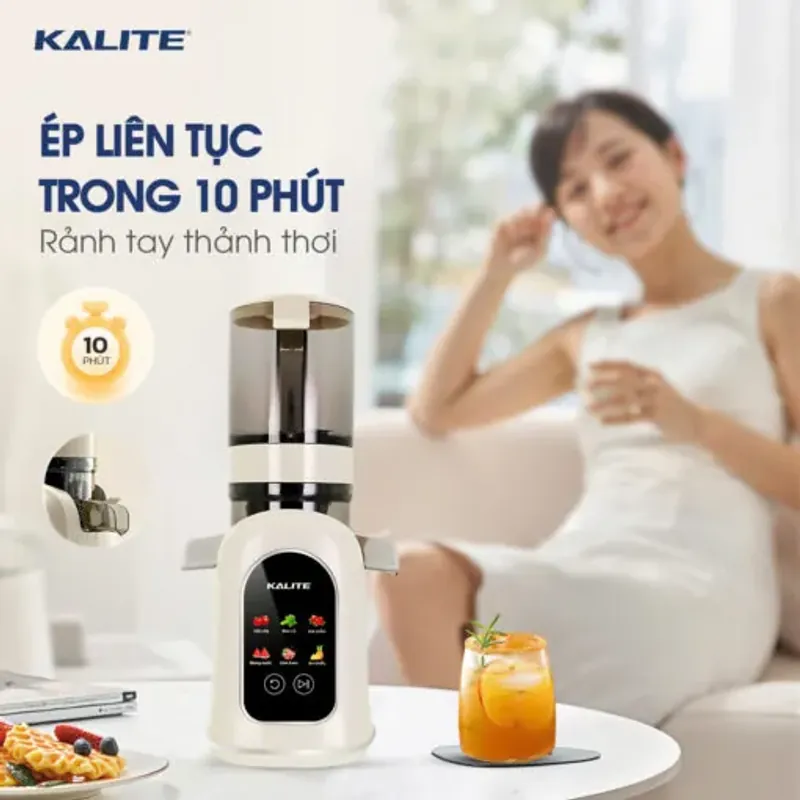 🍓 Máy ép chậm Kalite KSJ569 ❄️ Ép chậm không sinh nhiệt 779670
