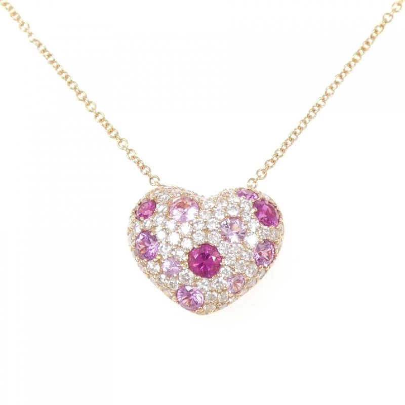 Ponte Vecchio Dây chuyền hình trái tim Sapphire 1.21CT - Hàng hiệu Chính hãng 840799