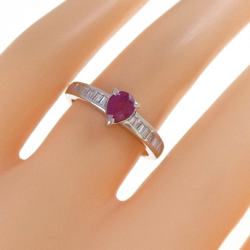 Nhẫn Ruby PT900 0.66CT - Hàng hiệu Chính hãng 853694