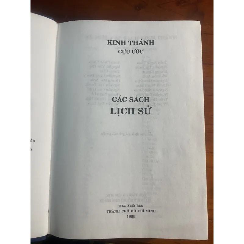 Kinh Thánh Cựu Ước - Các sách lịch sử - CGKPV 1999 695649