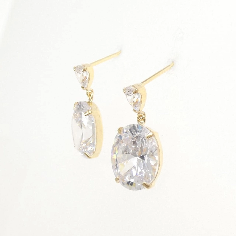 K18YG Bông tai Cubic - Hàng hiệu Chính hãng 869843