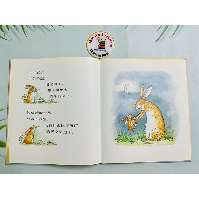 Sách kinh điển Guess how much I love you- tiếng Trung 553047